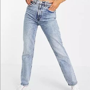 ABERCROMBIE & FITCH 90’s ultra high rise straight jeans
